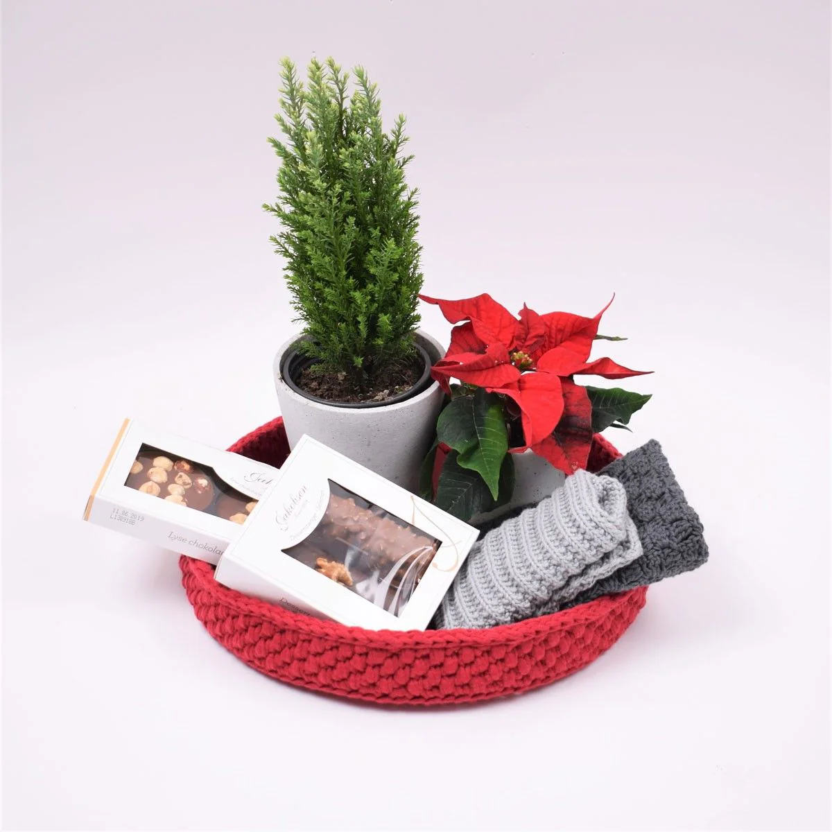 Decoration trays with round leather base - Christmas - Image 6
