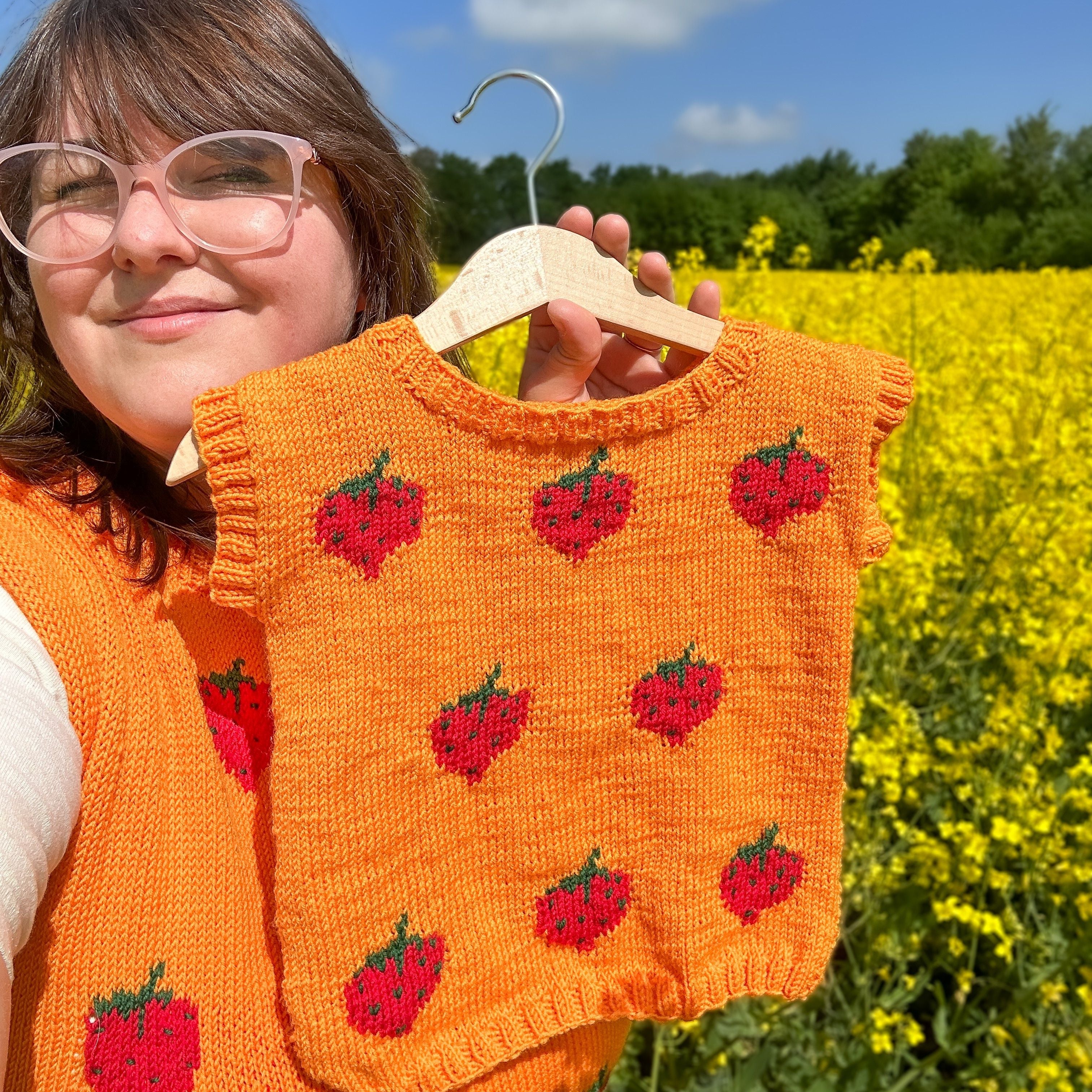 Tutti Frutti Strawberry - Children’s Vest - Image 4